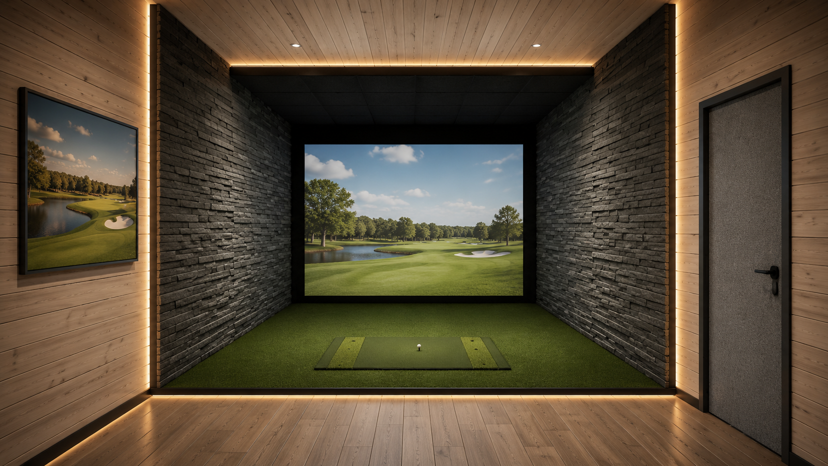 Golf studio exterior — artist's rendition